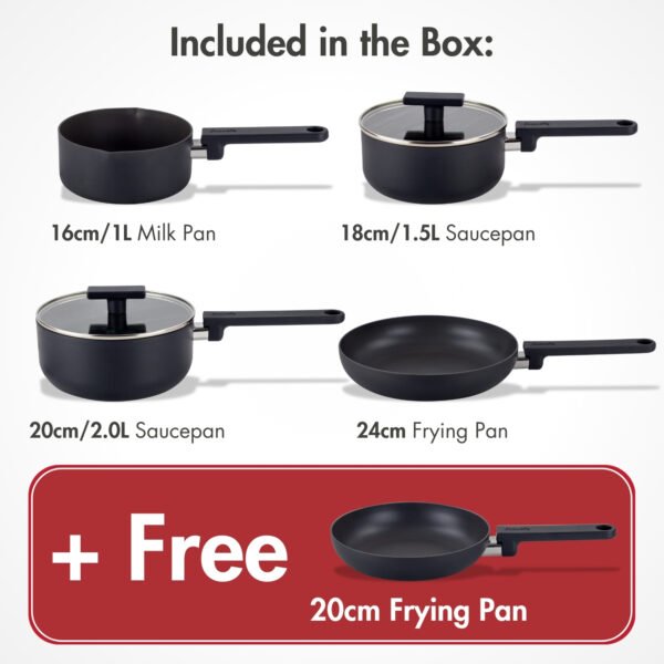 Scoville Ultra Lift Non-Stick Pots and Pans Set