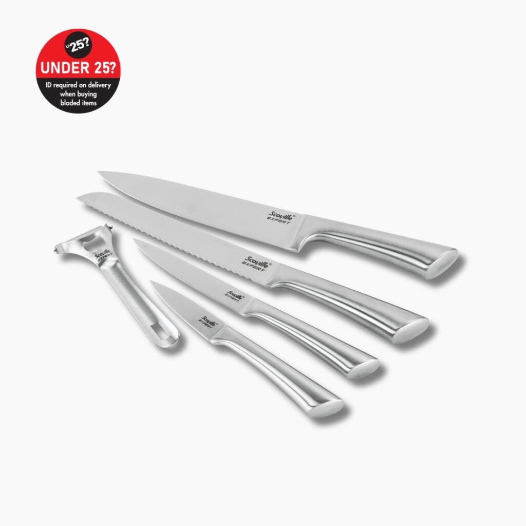 Scoville Expert 4+1 Piece Knife Set - Kitchen Knives