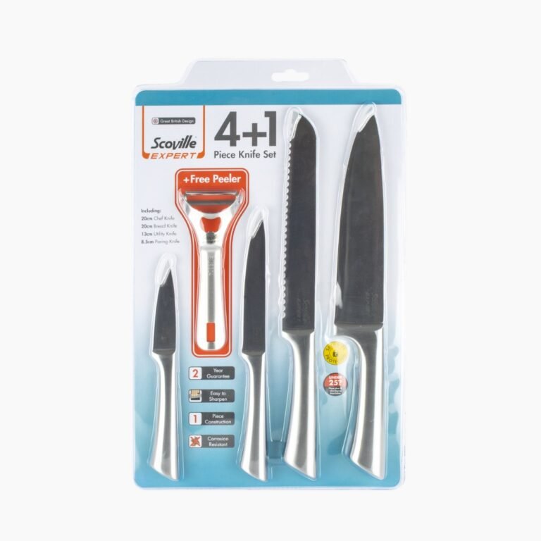 Scoville Expert 4+1 Piece Knife Set - Kitchen Knives