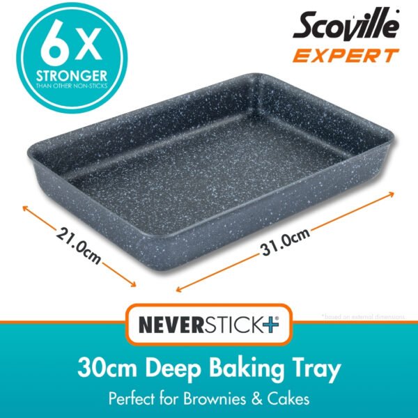 Scoville Expert Neverstick+ 30cm Deep Baking Tray