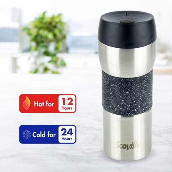 Scoville Neverleak Insulated Travel Mug Silver