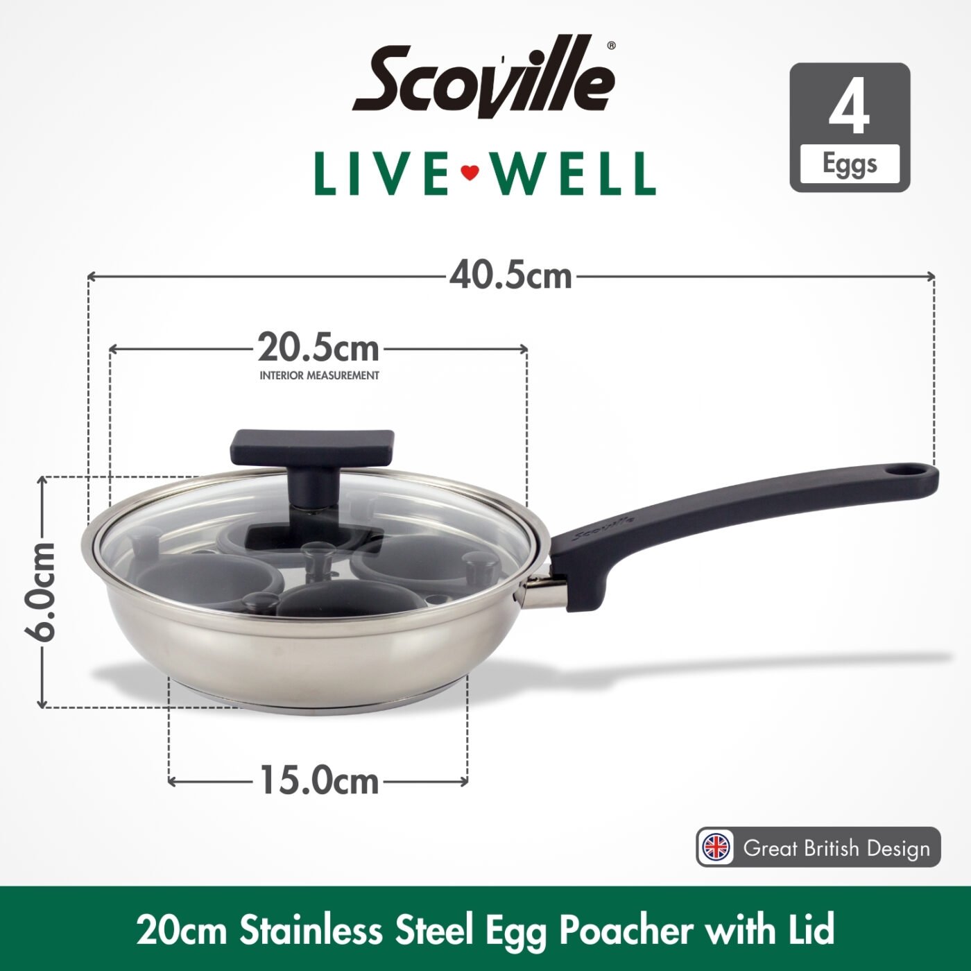 Scoville Live Well Egg Poacher