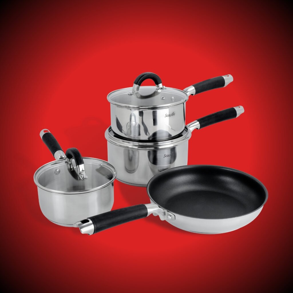 Scoville Non-Stick Pots and Pans Sets